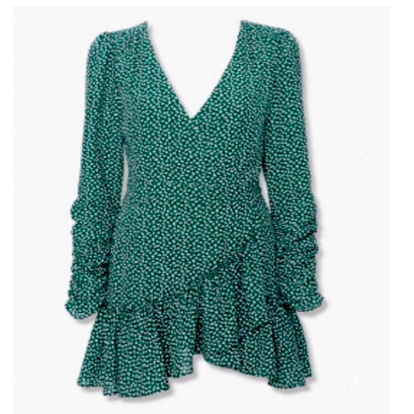 Forever 21 Green wrap dress 💚 - Picture 2 of 6